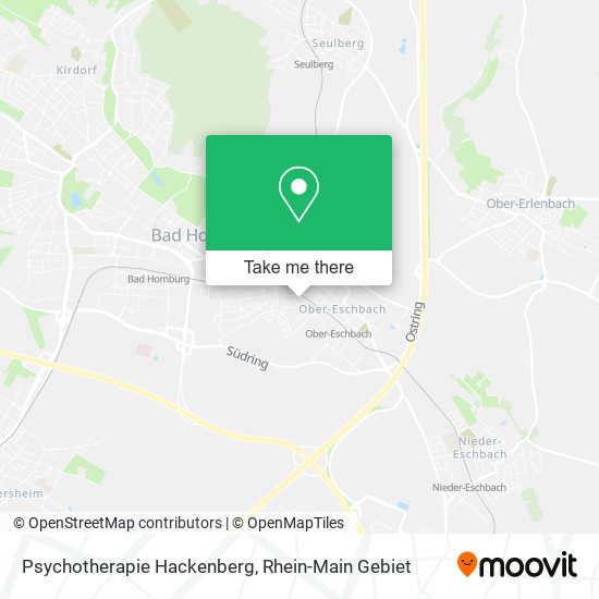 Карта Psychotherapie Hackenberg