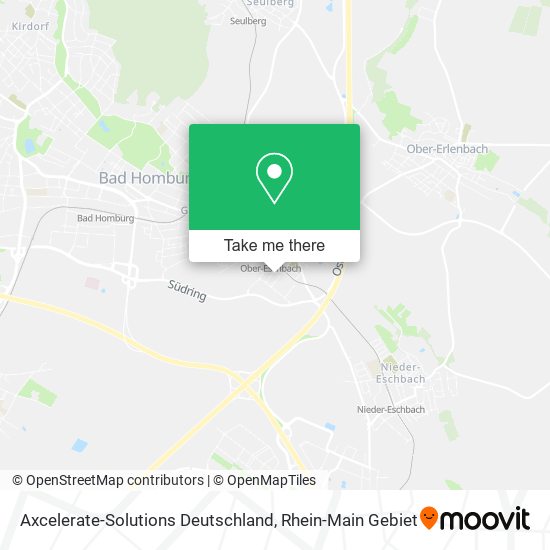 Карта Axcelerate-Solutions Deutschland