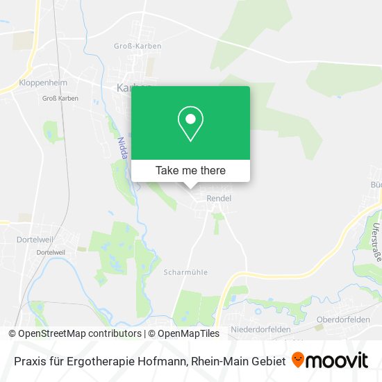 Praxis für Ergotherapie Hofmann map