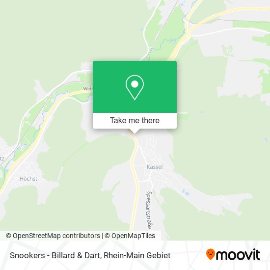 Snookers - Billard & Dart map