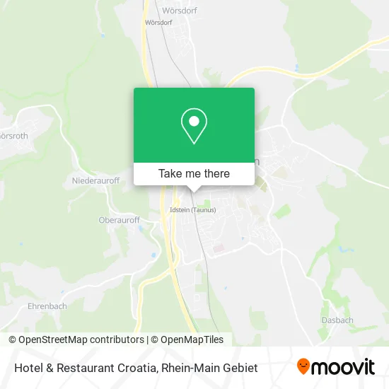 Карта Hotel & Restaurant Croatia