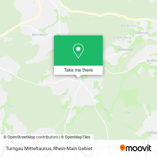 Карта Turngau Mitteltaunus