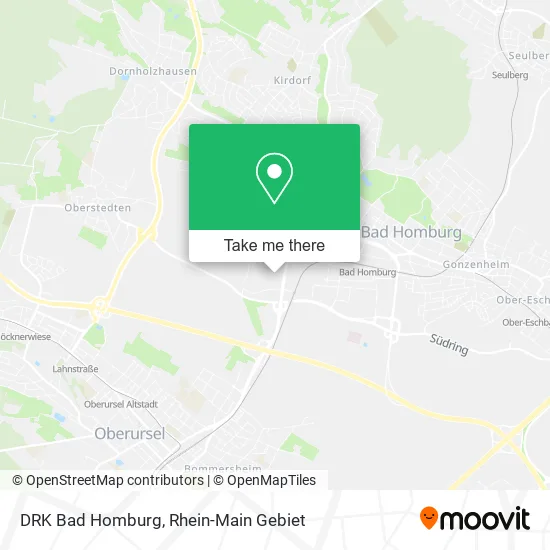 DRK Bad Homburg map