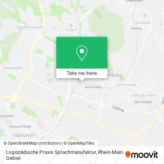 Logopädische Praxis Sprachmanufaktur map
