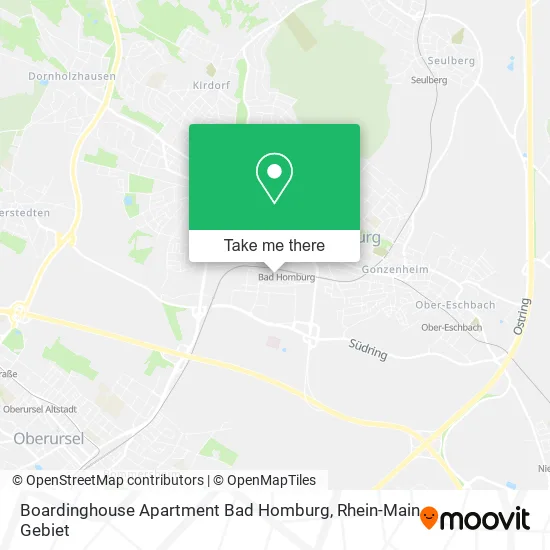 Карта Boardinghouse Apartment Bad Homburg