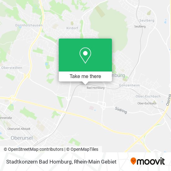 Карта Stadtkonzern Bad Homburg