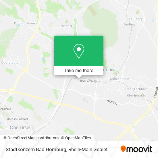 Карта Stadtkonzern Bad Homburg