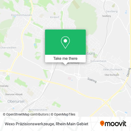 Wexo Präzisionswerkzeuge map