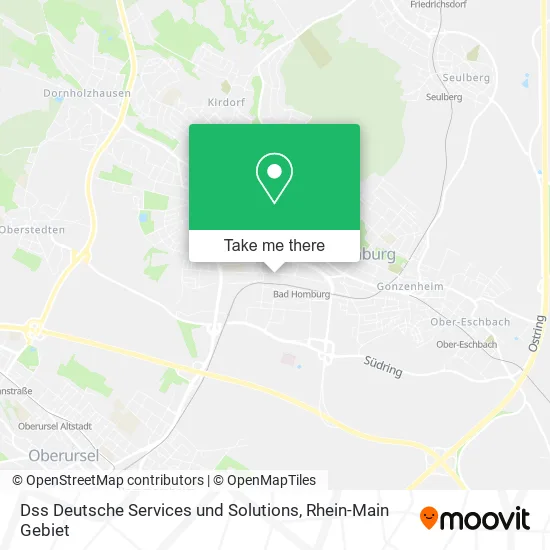 Карта Dss Deutsche Services und Solutions