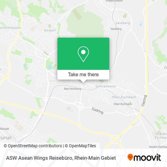 ASW Asean Wings Reisebüro map