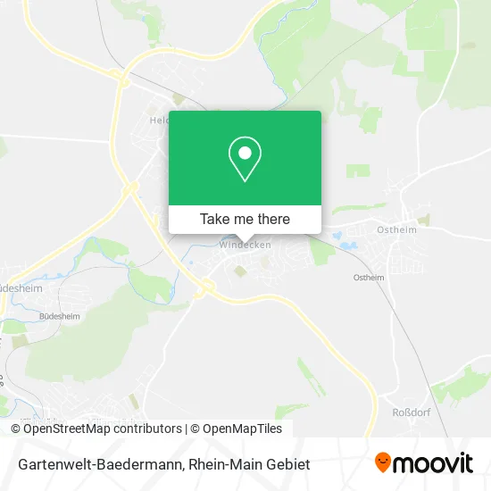 Карта Gartenwelt-Baedermann