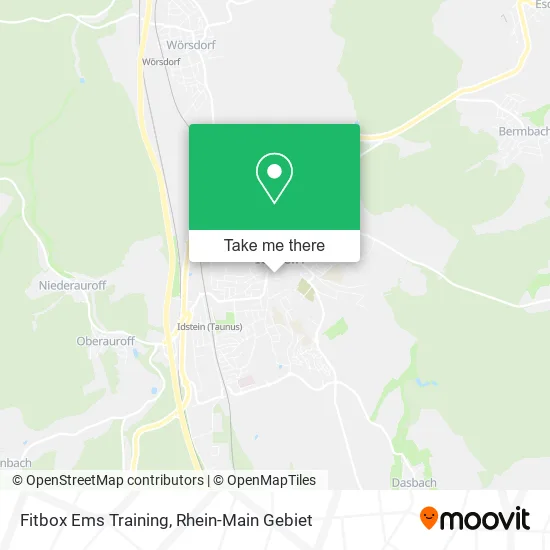 Карта Fitbox Ems Training