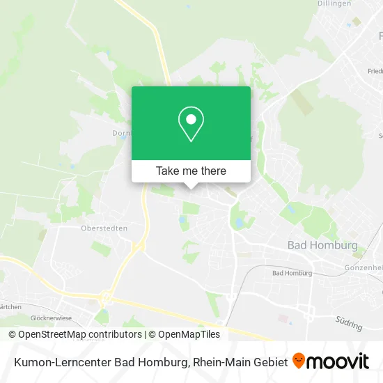Карта Kumon-Lerncenter Bad Homburg