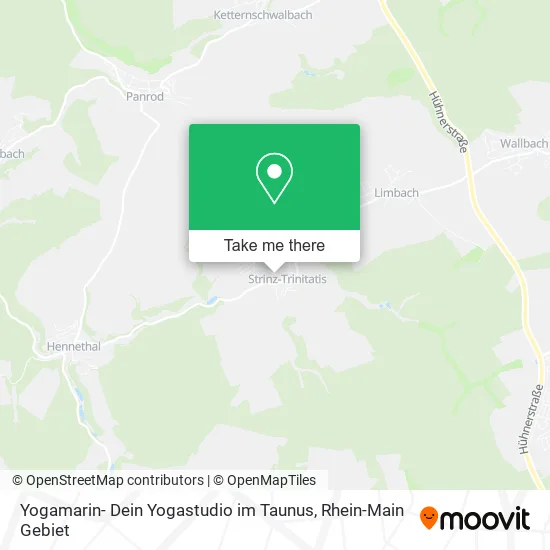Карта Yogamarin- Dein Yogastudio im Taunus