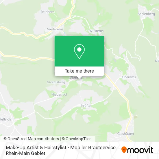 Make-Up Artist & Hairstylist - Mobiler Brautservice map