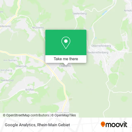 Карта Google Analytics