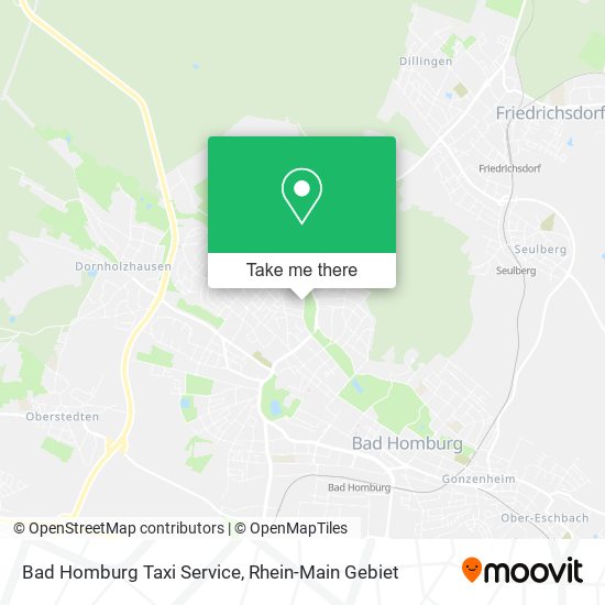 Bad Homburg Taxi Service map