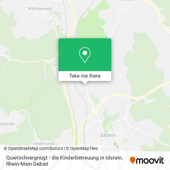 Quietschvergnügt - die Kinderbetreuung in Idstein map