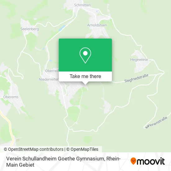Карта Verein Schullandheim Goethe Gymnasium