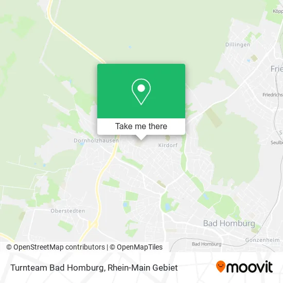 Карта Turnteam Bad Homburg