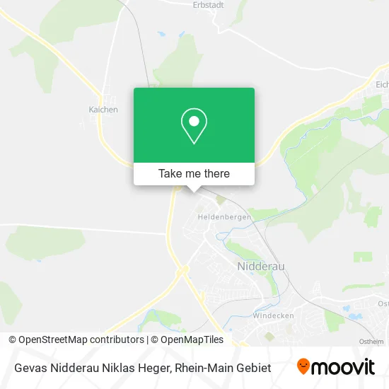 Карта Gevas Nidderau Niklas Heger