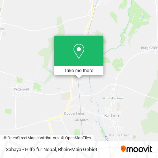 Sahaya - Hilfe für Nepal map