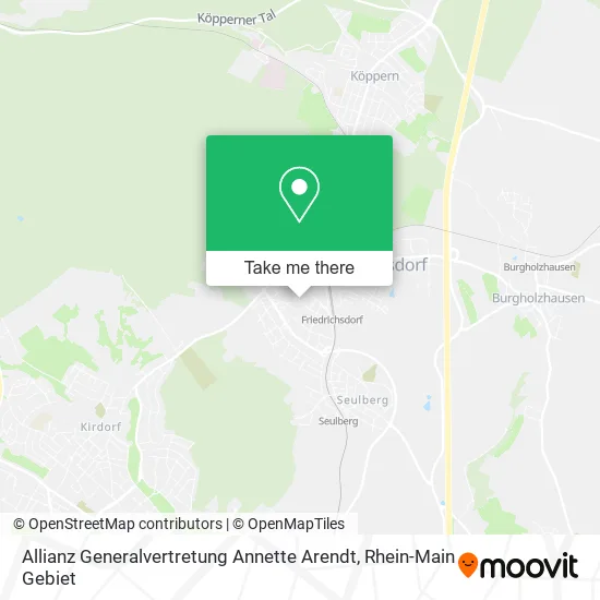 Карта Allianz Generalvertretung Annette Arendt