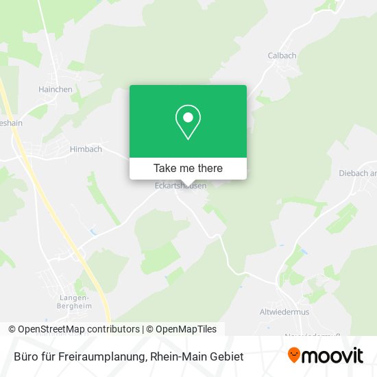 Büro für Freiraumplanung map