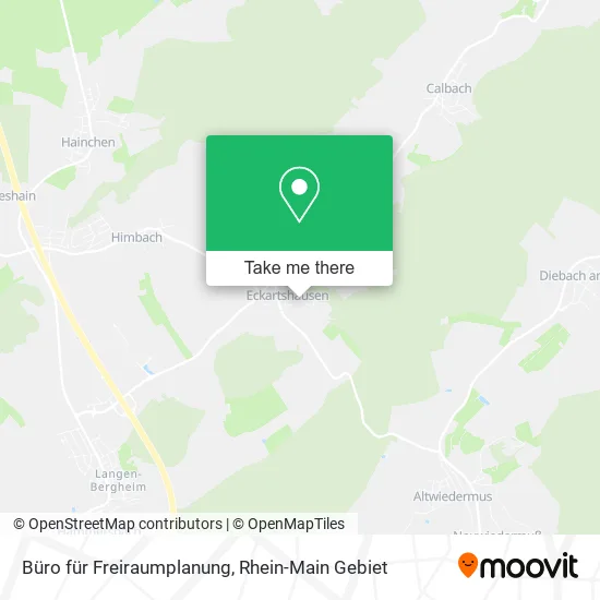 Карта Büro für Freiraumplanung