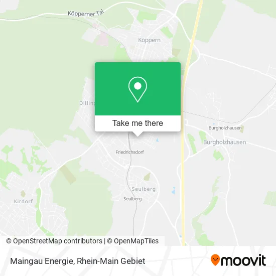 Карта Maingau Energie