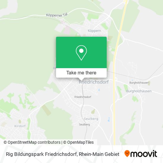 Rig Bildungspark Friedrichsdorf map