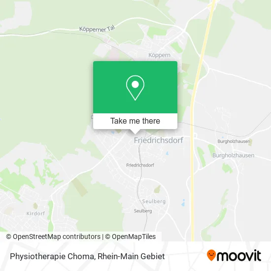 Карта Physiotherapie Choma