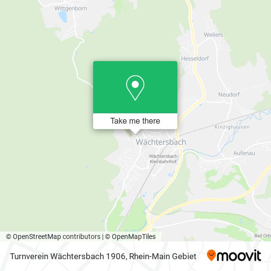 Turnverein Wächtersbach 1906 map