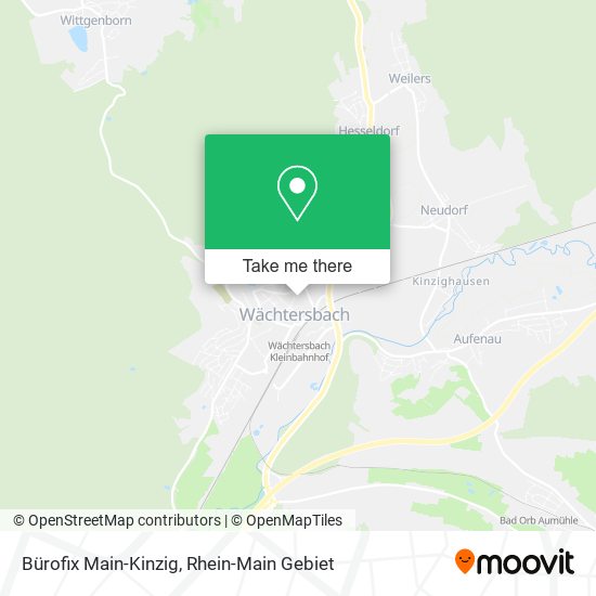 Bürofix Main-Kinzig map