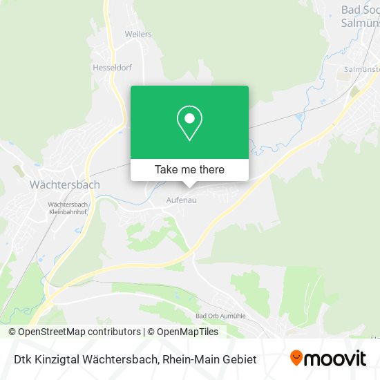 Карта Dtk Kinzigtal Wächtersbach
