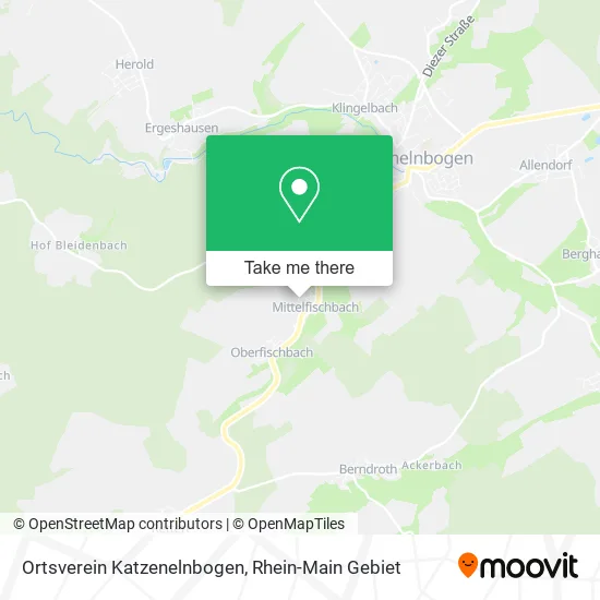 Карта Ortsverein Katzenelnbogen
