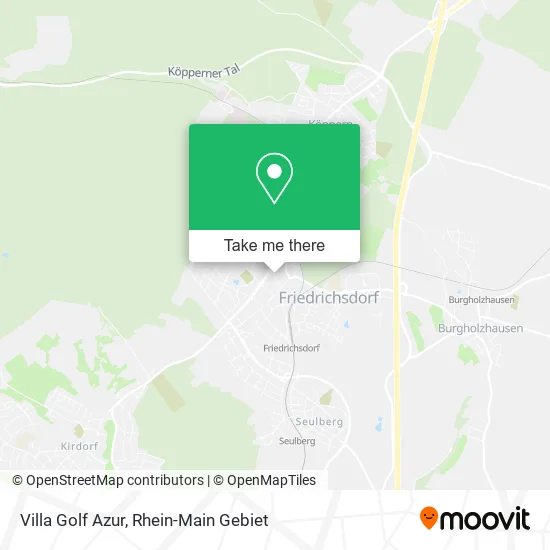 Карта Villa Golf Azur