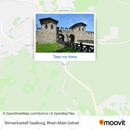 Карта Römerkastell Saalburg