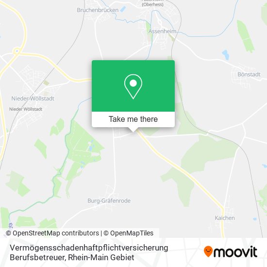 Vermögensschadenhaftpflichtversicherung Berufsbetreuer map