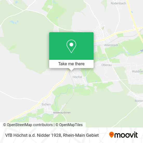 Карта VfB Höchst a.d. Nidder 1928