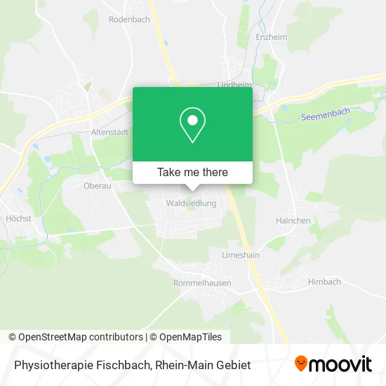 Карта Physiotherapie Fischbach