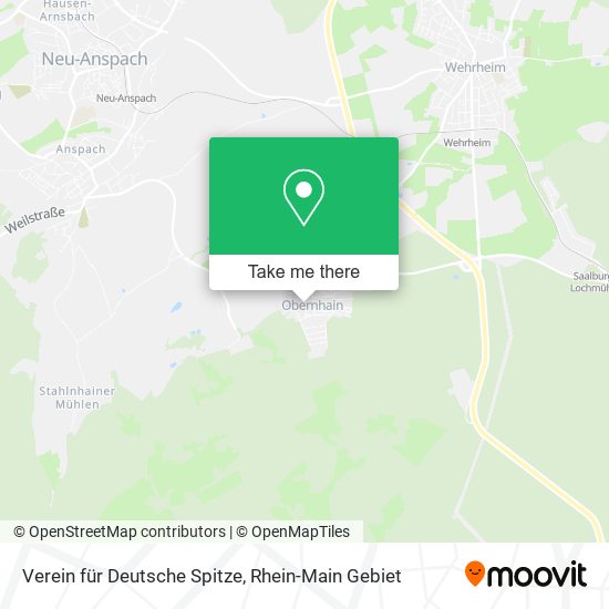 Verein für Deutsche Spitze map