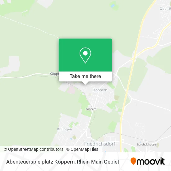 Карта Abenteuerspielplatz Köppern