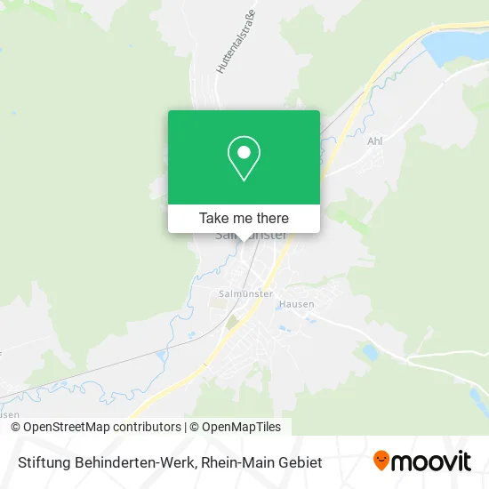 Карта Stiftung Behinderten-Werk