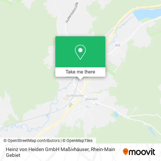 Карта Heinz von Heiden GmbH Maßivhäuser