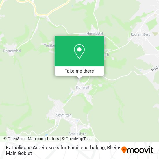 Katholische Arbeitskreis für Familienerholung map
