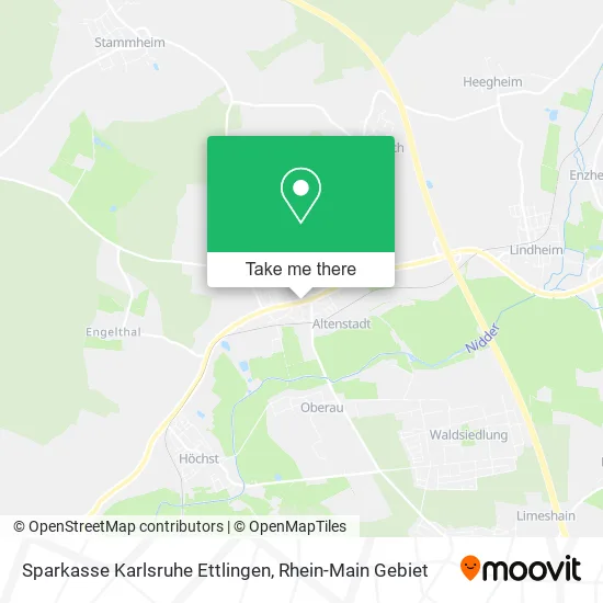 Карта Sparkasse Karlsruhe Ettlingen