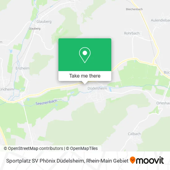 Карта Sportplatz SV Phönix Düdelsheim