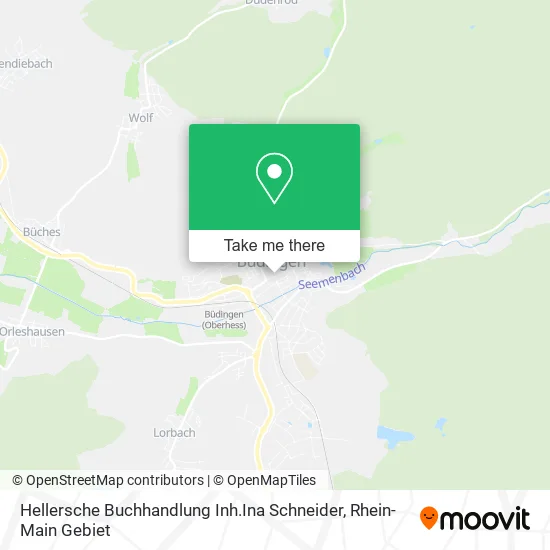 Карта Hellersche Buchhandlung Inh.Ina Schneider