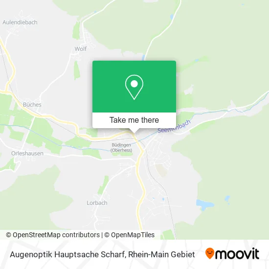 Карта Augenoptik Hauptsache Scharf